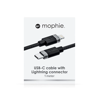 کابل شارژ USB-C به لایتنینگ موفی – mophie USB-C to Lightning Cable