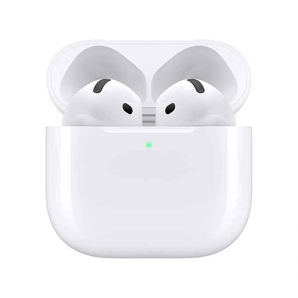 ایرپادز ۴ با کیس شارژ USB-C تصویر ایرپادز نسل ۴ اپل داخل کیس شارژ وایرلس با پورت USB-C – گزینهای مناسب برای خرید ایرپادز ۴