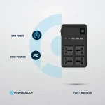 مشخصات تایمر و توان PD در پاور استریپ PWCUQC029 برند پاورولوژی