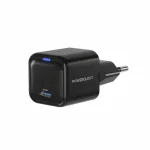 نمای نزدیک از شارژر Powerology ۲۰ W GaN با درگاه USB-C