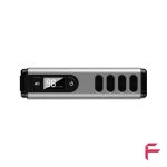 نمایشگر دیجیتال و دکمه پاور روی پاور استیشن Powerology 150W با خروجی 32000 میلی آمپر
